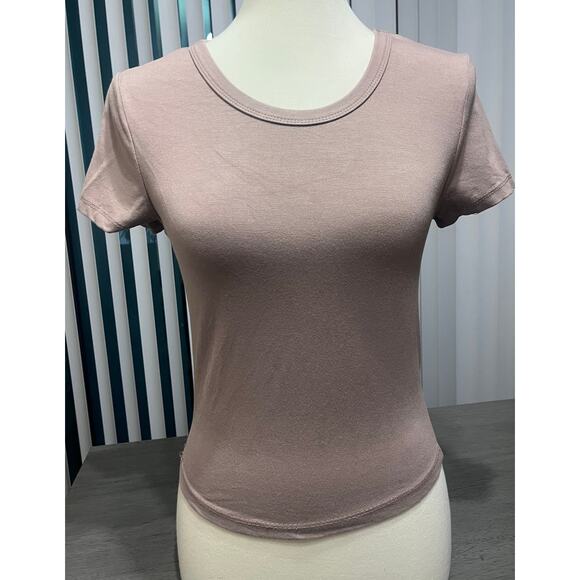 Pink Rose Tan T-shirt - Picture 1 of 3